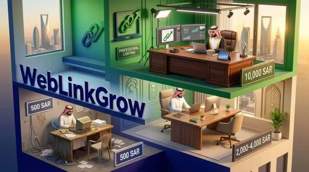 تختلف أسعار تصميم المواقع الإلكترونية تتفاوت ولكن تختلف جودتها. جرب ويب لينك جرو لتحصل على الجودة الأعلى بسعر اقتصادي