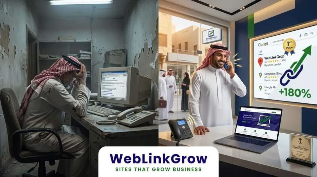 ويب لينك جرو تصمم لك موقع الكتروني مميز يحقق لك نمو حقيقي ومردود سريع