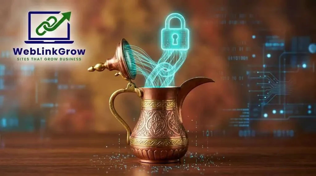 المواقع الإلكترونية المصممة عبر ويب لينك جرو متوافقة مع انظمة حماية البيانات والخصوصية السعودية والعالمية
